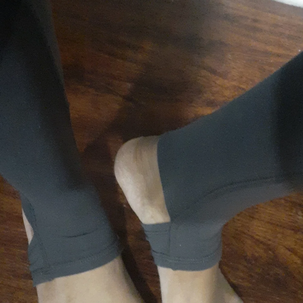 Alo yoga mesh wrapped stirrup high waist grey leggins size extra small - Picture 9 of 14
